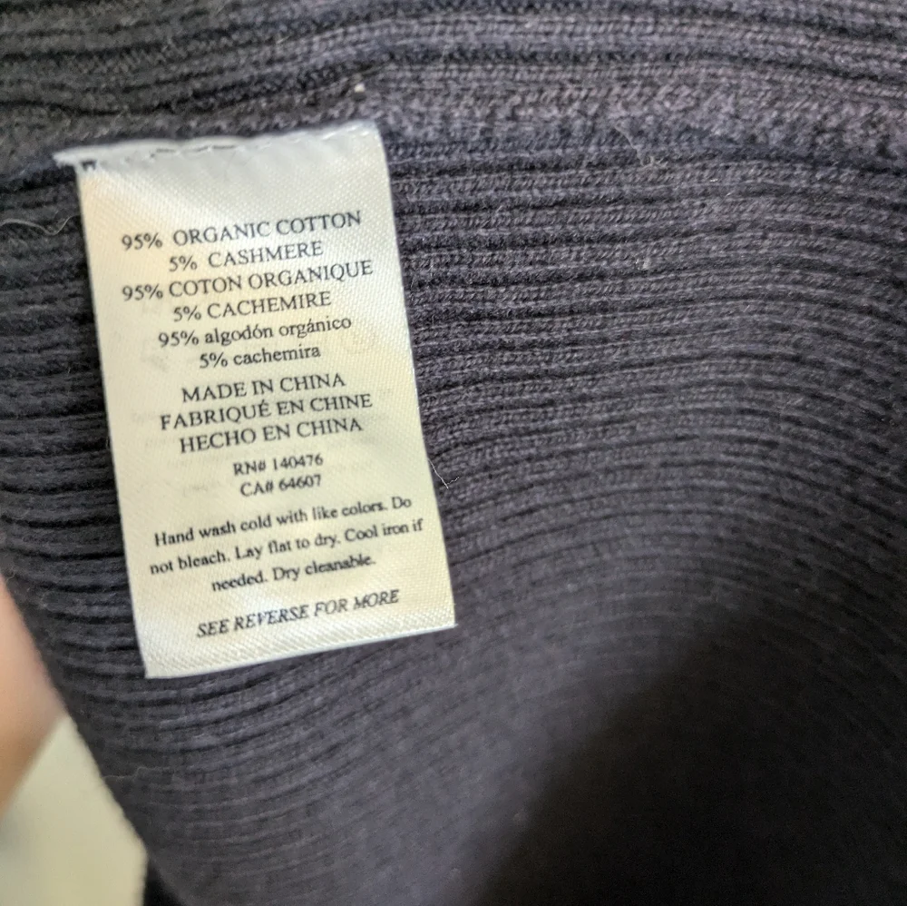 Faherty Navy Polo Shirt Size M - Picture 3 of 4